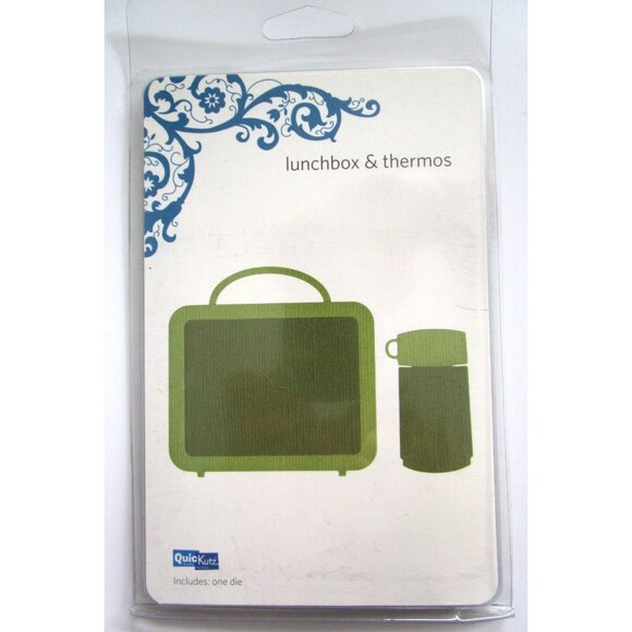 QuicKutz "Lunchbox & Thermos" - One Die Cut "REV 0048 Revolution Die" - 2007 NOS - Picture 4 of 8